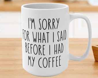 Tasse de bureau drôle | Tasse sarcastique | Tasse en céramique | tasse de café | tasse de travail | Tasse humoristique de bureau | Cadeau de bureau | Anniversaire du patron | Cadeau collègue