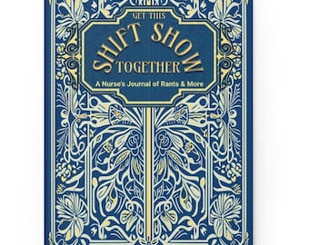 Cuaderno de enfermera, diario de enfermera, reunir el programa de turnos, Diario de tapa dura Mate
