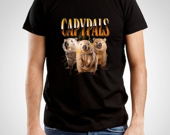 Capybara Shirt, lustiges Capybara Shirt, Capybara Liebhaber Geschenk, ironisches Shirt, süßes Capybara Shirt, Unisex Softstyle T-Shirt