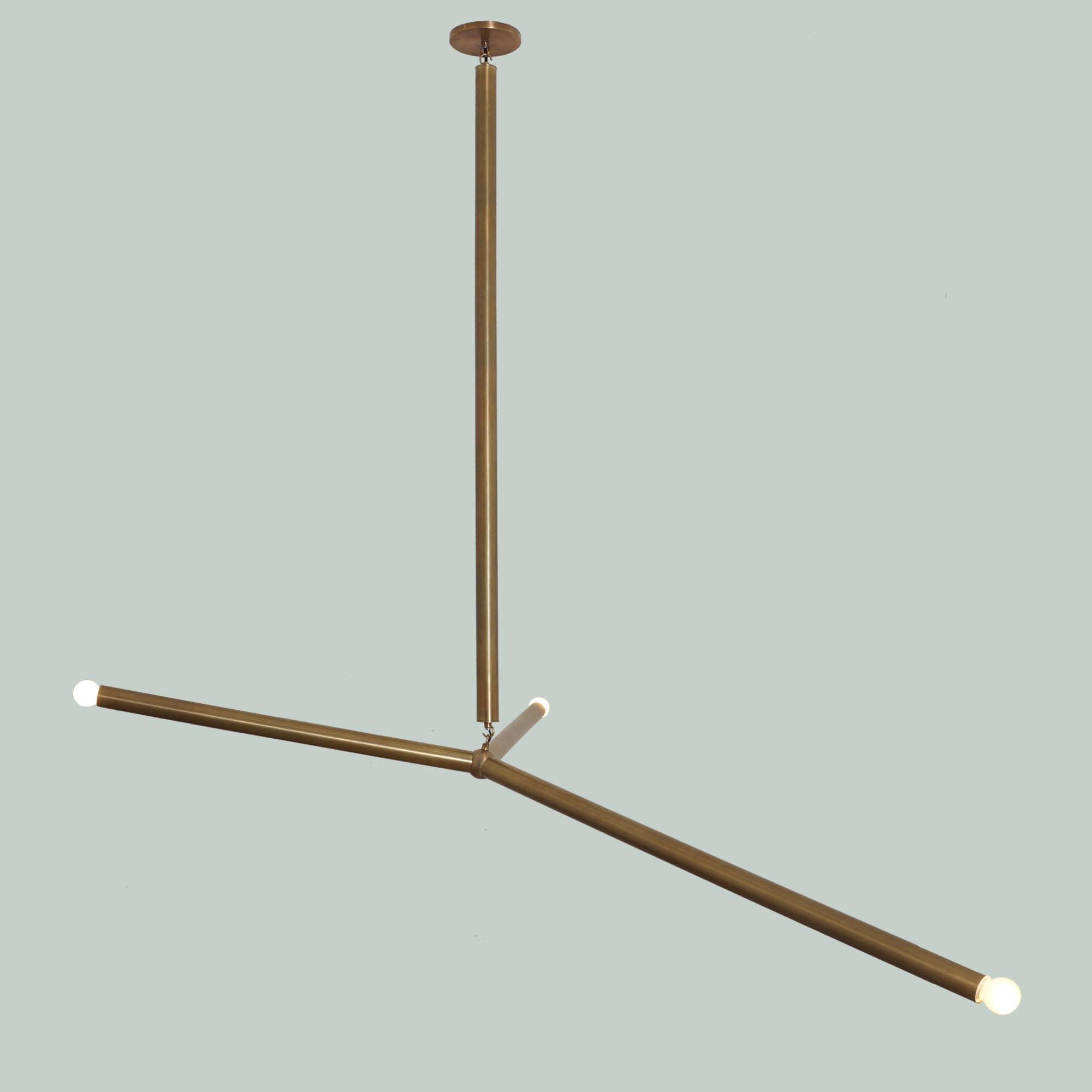 Handmade Three Arm Lights Sputnik Hanging Pendant Ceiling chandelier Lamp