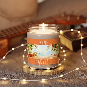 Apple Harvest Scented Soy Candle, 9oz