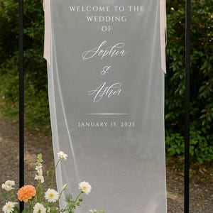 Fabric Wedding Welcome Sign, Personalised Wedding Welcome Sign, Custom Wedding Signs, Boho Wedding, Wedding Welcome Signs, Baby Shower Sign