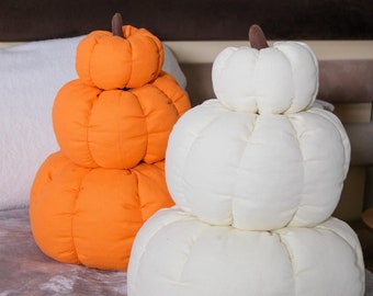Pumpkin Pillow, Orange Halloween Pumpkin Pillow, Halloween Gift, Natural Pumpkin Pillow, Autumn Decor, Halloween Pumpkin Decorative Pillow,