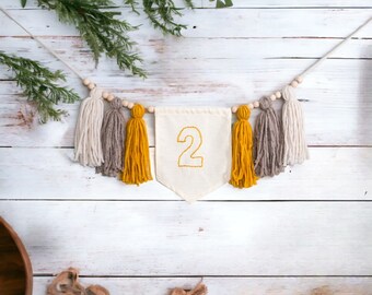 Striscione personalizzato per seggiolone, striscione personalizzato, striscione per seggiolone da ragazzo, decorazione per il primo compleanno del ragazzo, baby shower, festa di compleanno del ragazzo