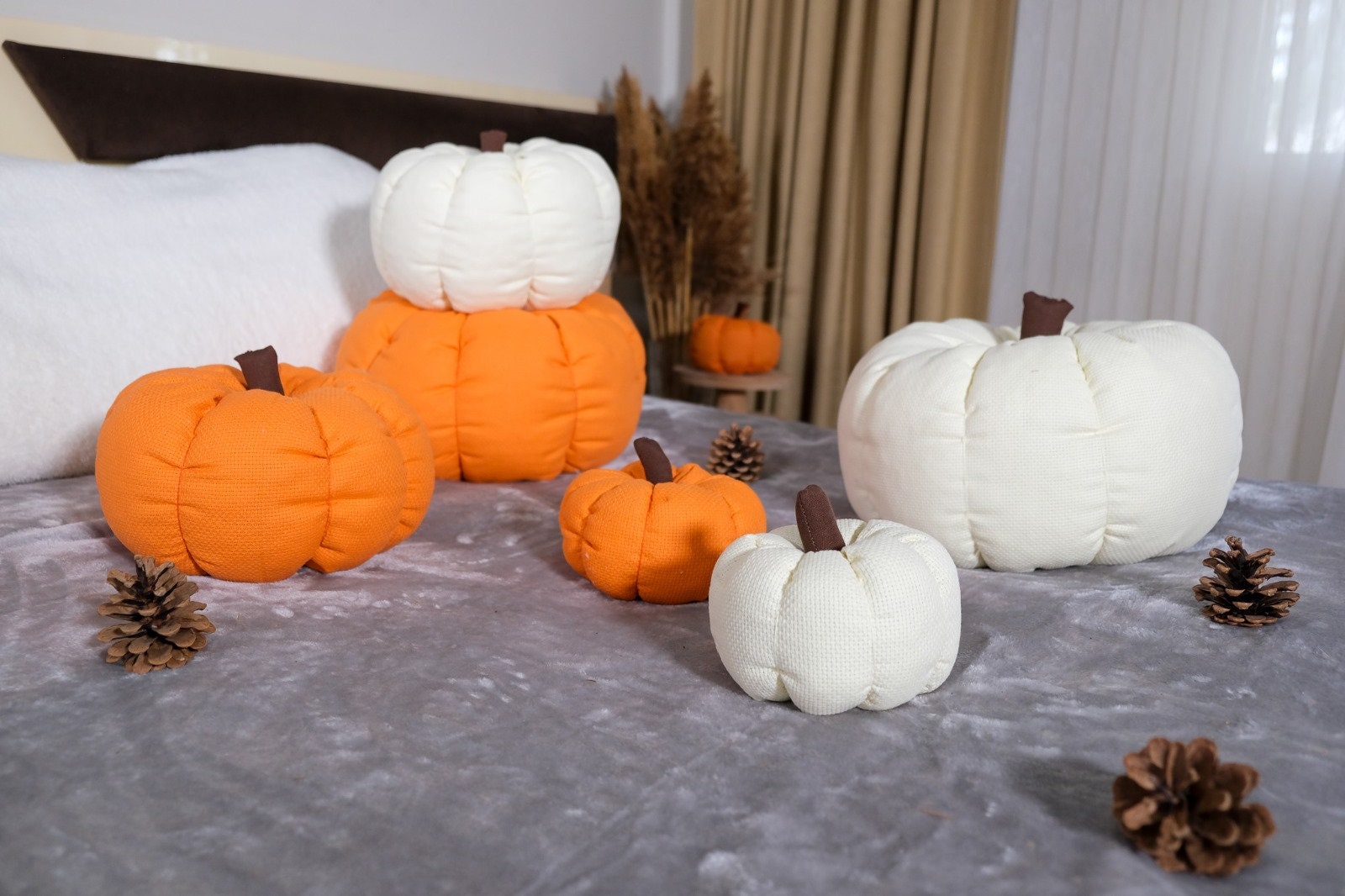 Pumpkin Pillow, Halloween Home Decor, Halloween Decorative Pillow