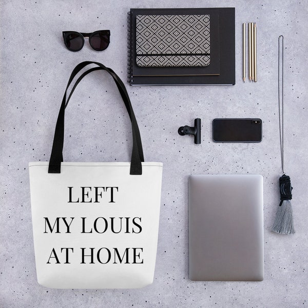 Left my louis at home tote Etsy België Left my louis at home tote Etsy België