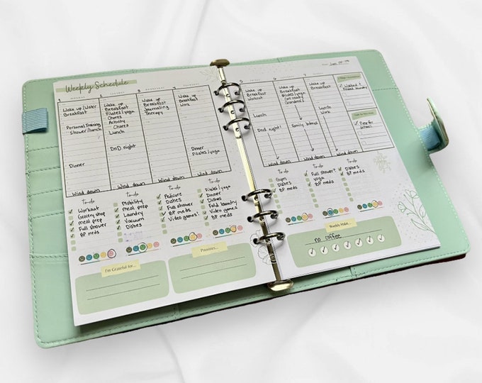 Featured listing image: BINDER BUNDLE - Create Your Own Refillable Binder with Planner Inserts