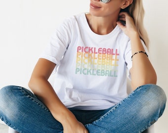 Pickleball Shirt, Pickleball Gifts for Ladies, Pickleball Paddle, Pickleballers, Pickleball tshirt, Pickleball Player Shirts,Cute Pickleball