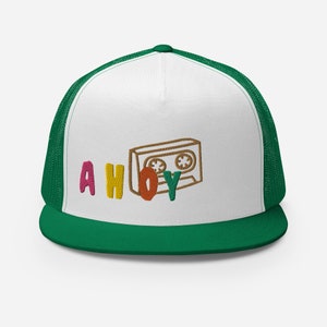 90s style Trucker Cap, retro cool, cassette tape style