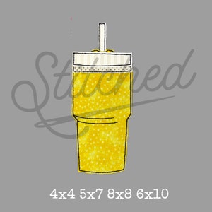 Trendy Cup 2 Applikation Bohnenstich 4x4 5x7 8x8 6x10
