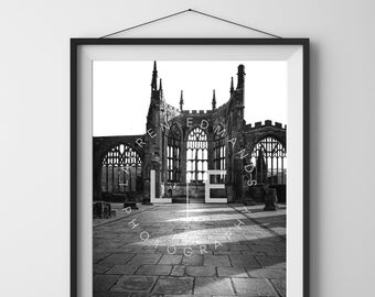 Black and white Wall print - Digital Download - The Cathedral 3/3
