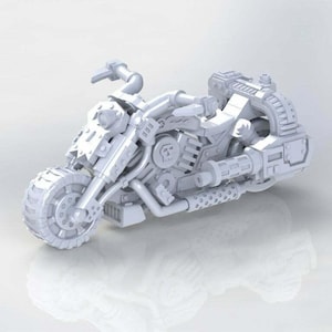 Bicicleta Orca STL – Miniatura de Grimdark Wargaming para impresión 3D