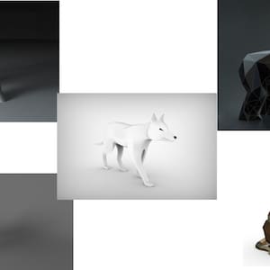 STL Animal Pack Low Poly 3D Print Model