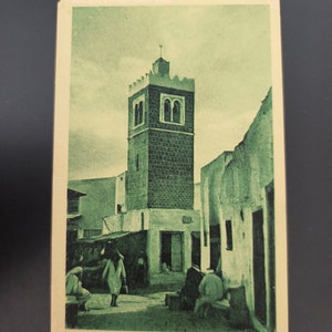 Tunisia Souk des Armuriers Vintage Postcard - Collectible Tunisian Market Scene