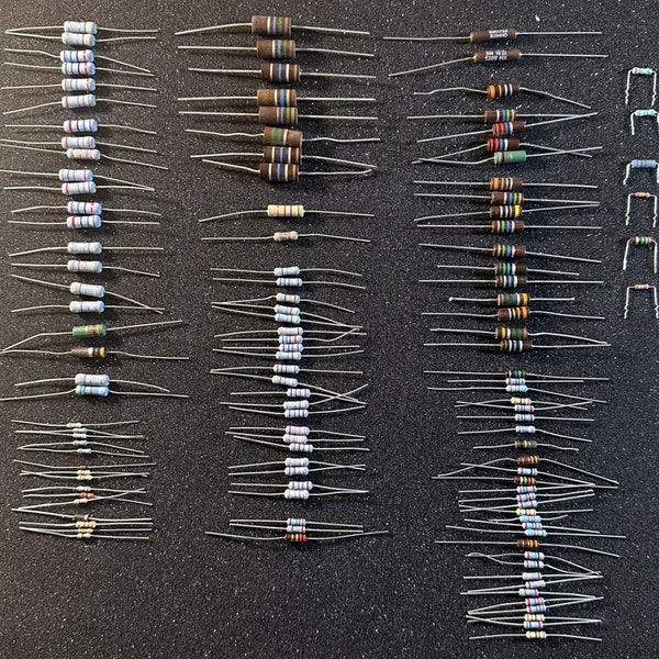 115 Plus Resistor Lot Various Values.