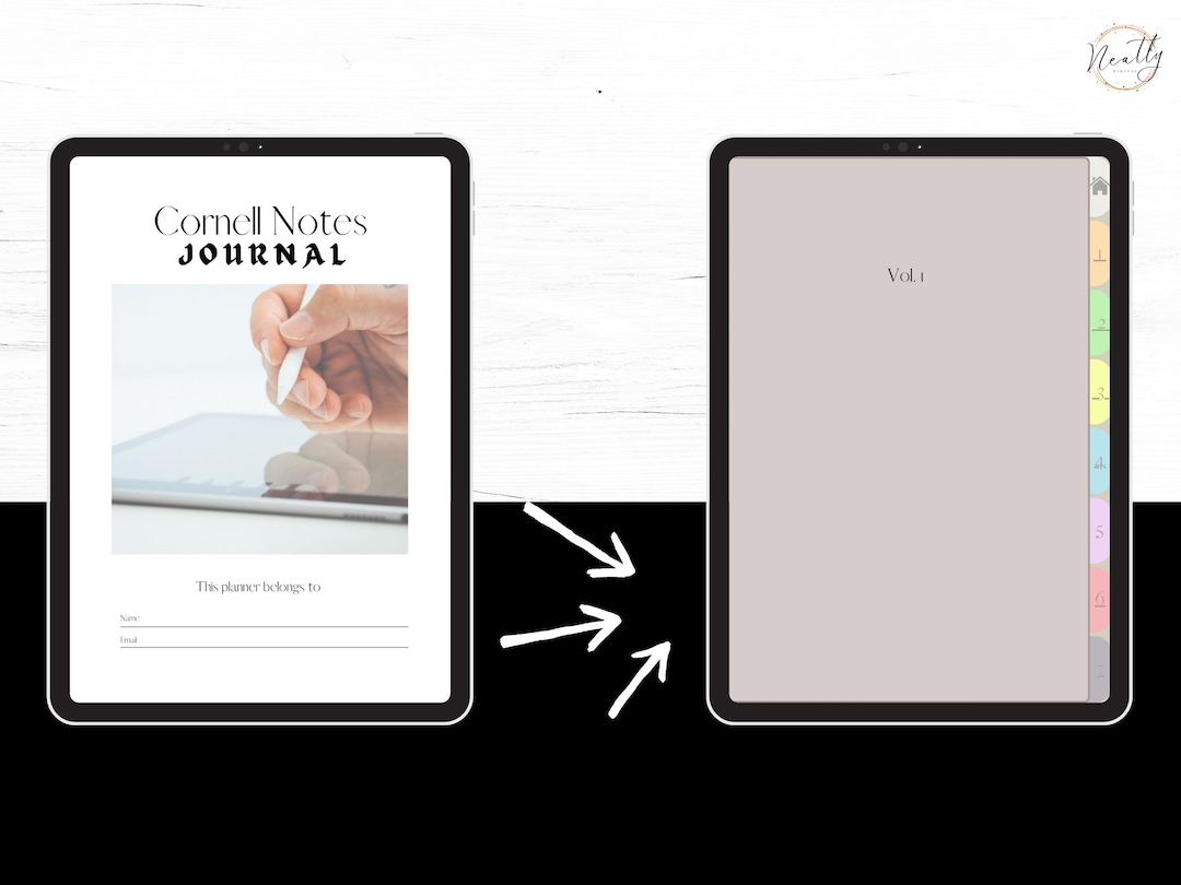 Digital Cornell Notebook, Cornell Journal, Goodnotes Cornell Notes ...