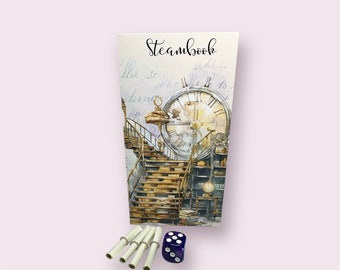 Klappkarte „Steambook“ A6