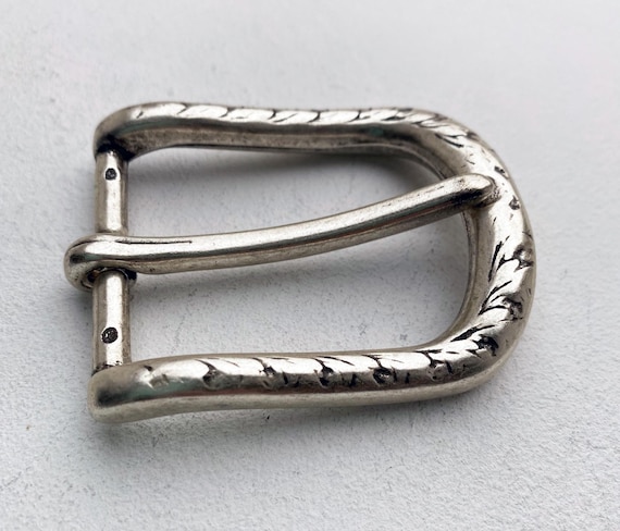 Boucle de ceinture classique laiton massif avec finition vieil