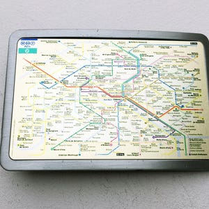Boucle de ceinture Plan métro Paris, boucle de ceinture carte métro paris, homme, femme, cadeau anniversaire, mariage,