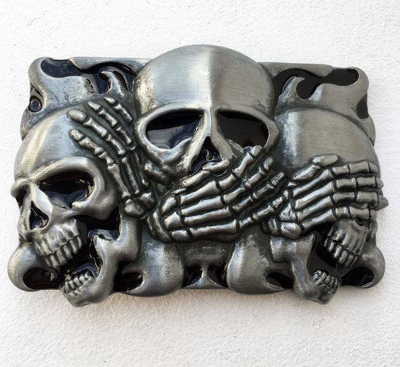 MASTER MIND ×YOBOSS Skull backle belt Mastermind Japan Mastermind Japan x YoBoss Skull Silver