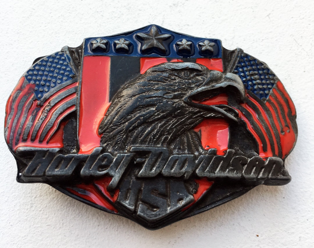 Boucle Ceinture USA AMERICAN PRIDE Aigle Drapeau US Américain Country