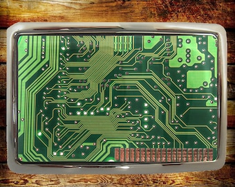 Printed circuit board belt buckle, geek belt buckle, man, woman