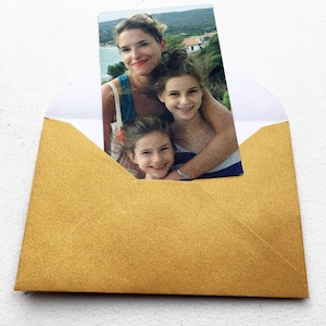 Photo + texte personnalisés sur carte en métal pour portefeuille. Cadeau, anniversaire, papa,maman, fête. Cadeau de Noël, souvenir famille
