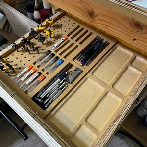 CNC Datei Schublade Organizer SVG DXF