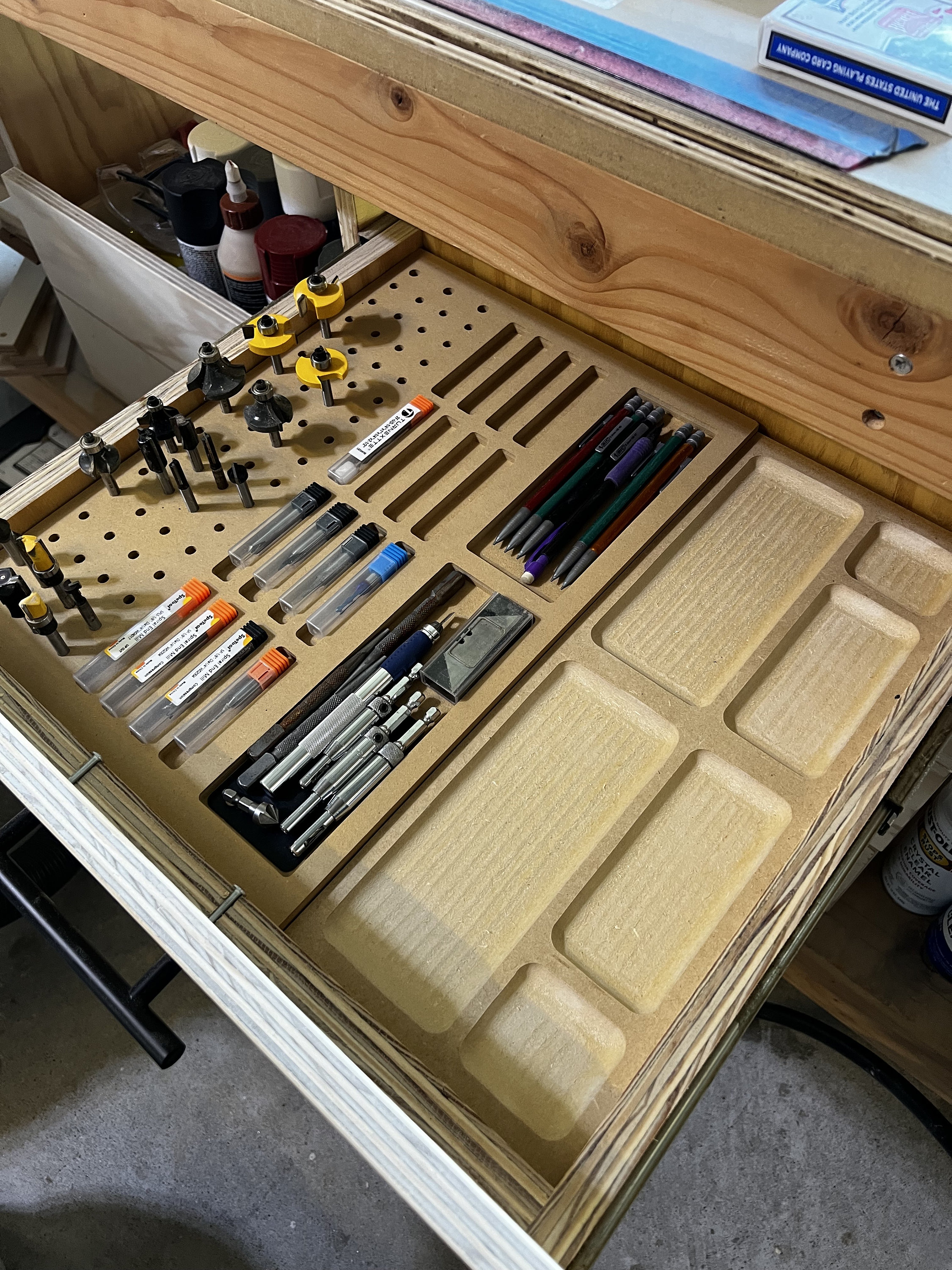 CNC File Drawer Organizer SVG DXF - Etsy