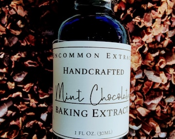 Extracto de menta y chocolate para hornear