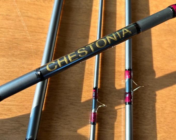 Chestonia 8'6" 4 wt. Graphite Fly Rod Hand Made in Michigan by Mark
