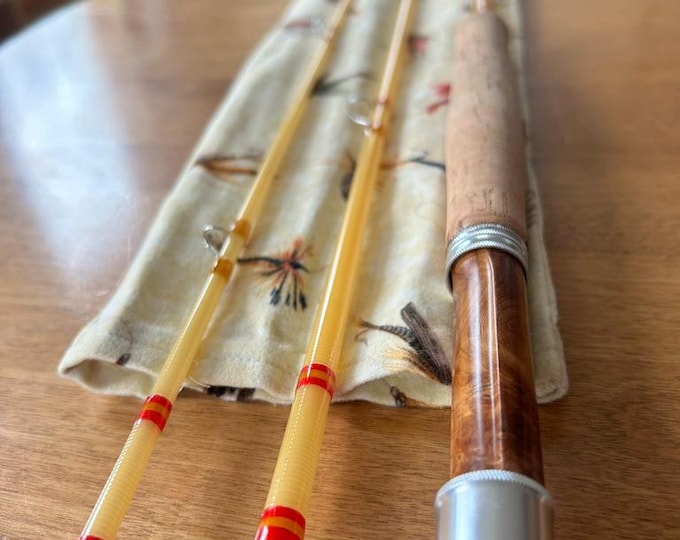 Chestonia "Trout Smiths" 8' 2/3 wt. Brookie Series Custom Fiberglass  Fly Rod Hand Made in Michigan by Mark