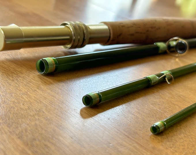 Chestonia 8' 5 wt. 4pc. S Glass Fly Rod Hand Made in Michigan by Mark