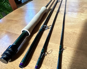 Chestonia Rainshadow 8' 6" 5 wt. 4pc. Rainshadow Graphite Fly Rod Hand Made in Michigan by Mark
