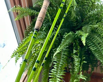 Chestonia 8' 5 wt. Lime Green Fiberglass Fly Rod