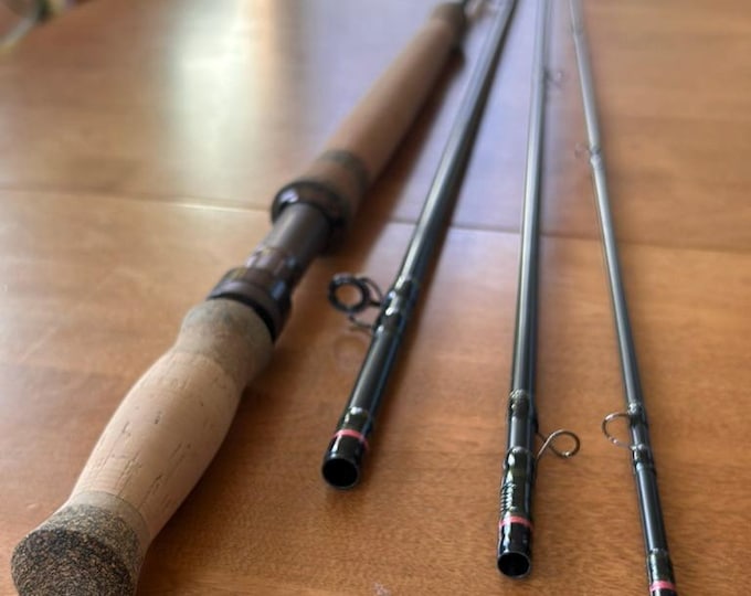 Chestonia 'Rainshadow' 10'8" 5 wt. 4pc. Black Graphite Fly Rod Hand Made in Michigan by Mark