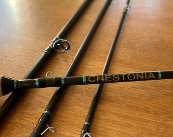 Chestonia 9' 4 wt. 4pc. Graphite Fly Rod Hand Made in Michigan by Mark                SPECIAL PRICE