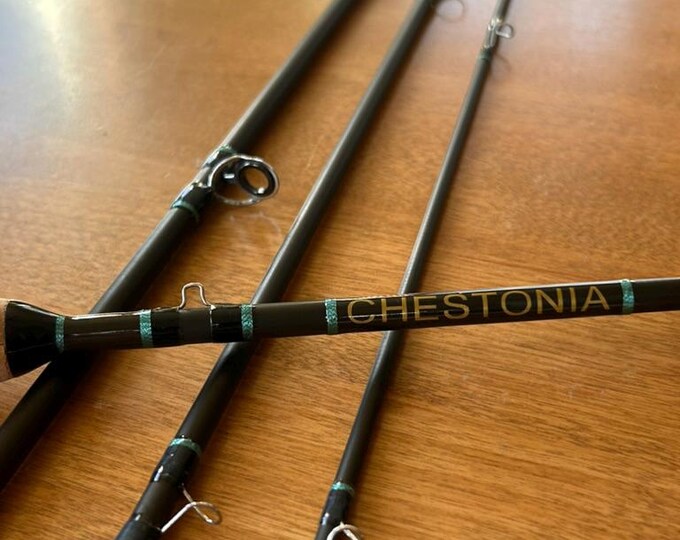 Chestonia 9' 4 wt. 4pc. Graphite Fly Rod Hand Made in Michigan by Mark                SPECIAL PRICE