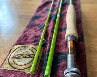 Chestonia "Trout Smiths" 8' 3/4wt. Brookie Series Custom Fiberglass  Fly Rod Hand Made in Michigan by Mark