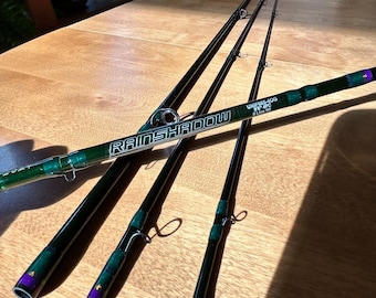 Chestonia Rainshadow 8' 6" 5 wt. 4pc. Rainshadow Graphite Fly Rod Hand Made in Michigan by Mark