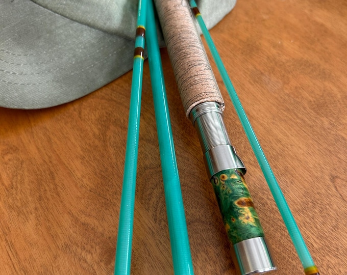 Chestonia "Northfork"8'0" 5wt. Fiberglass Fly Rod Hand Made in Michigan by Mark