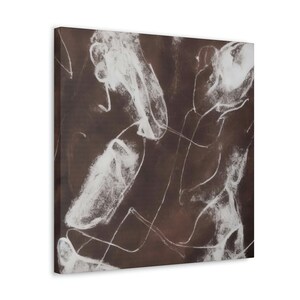 Dekorieren Sie Ihr Zuhause mit zeitloser Schönheit: Galerie Wrapped Cave Painting Art auf Leinwand | Stammeskunst | Höhlenmalerei Kunst |