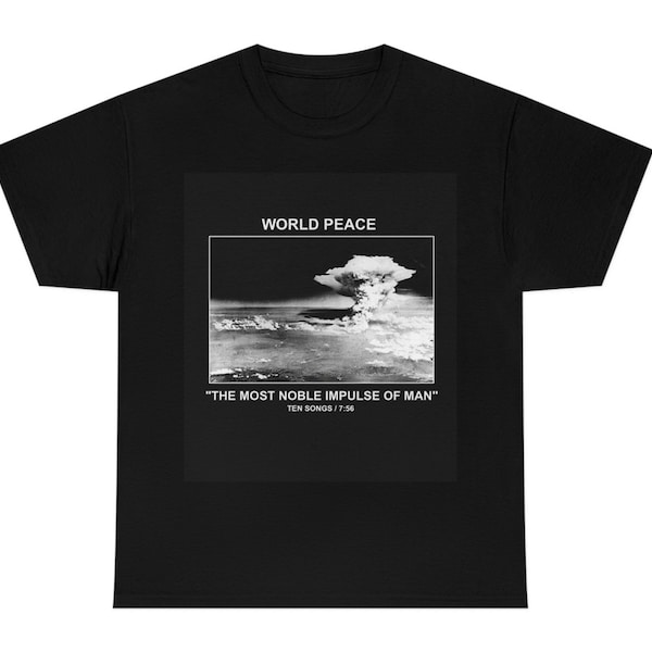 Weltfriedens-Hardcore Band Merch T-Shirt
