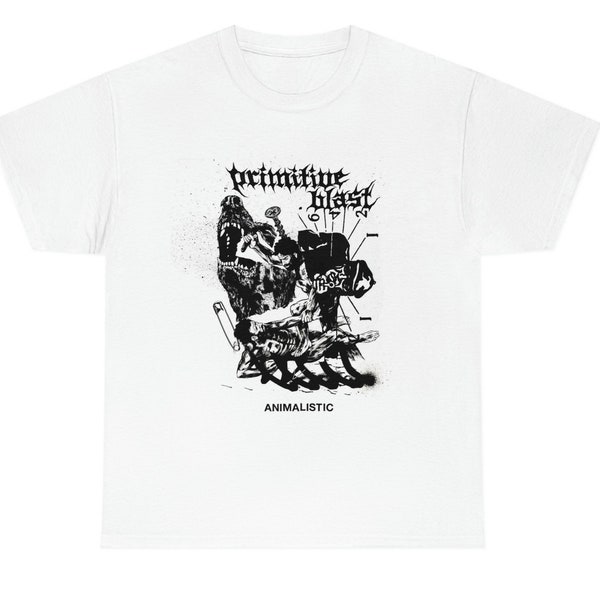 Primitive Blast Australian Hardcore Band Merch T Shirt