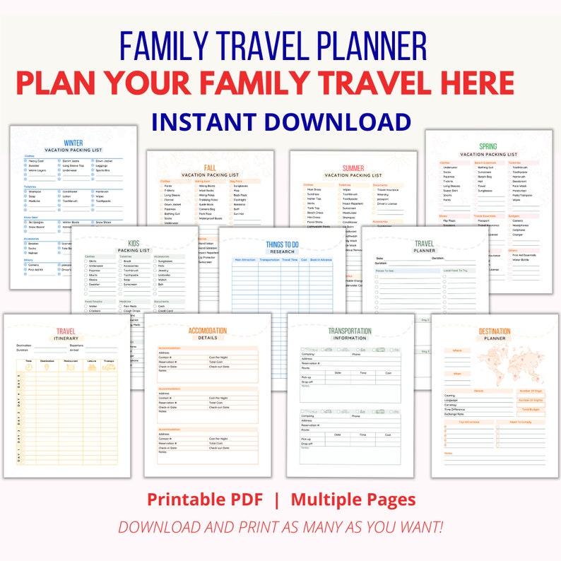 Complete Family Travel Guide, Family Travel Planner, Family Travel