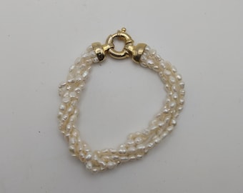 Vintage river pearl bracelet