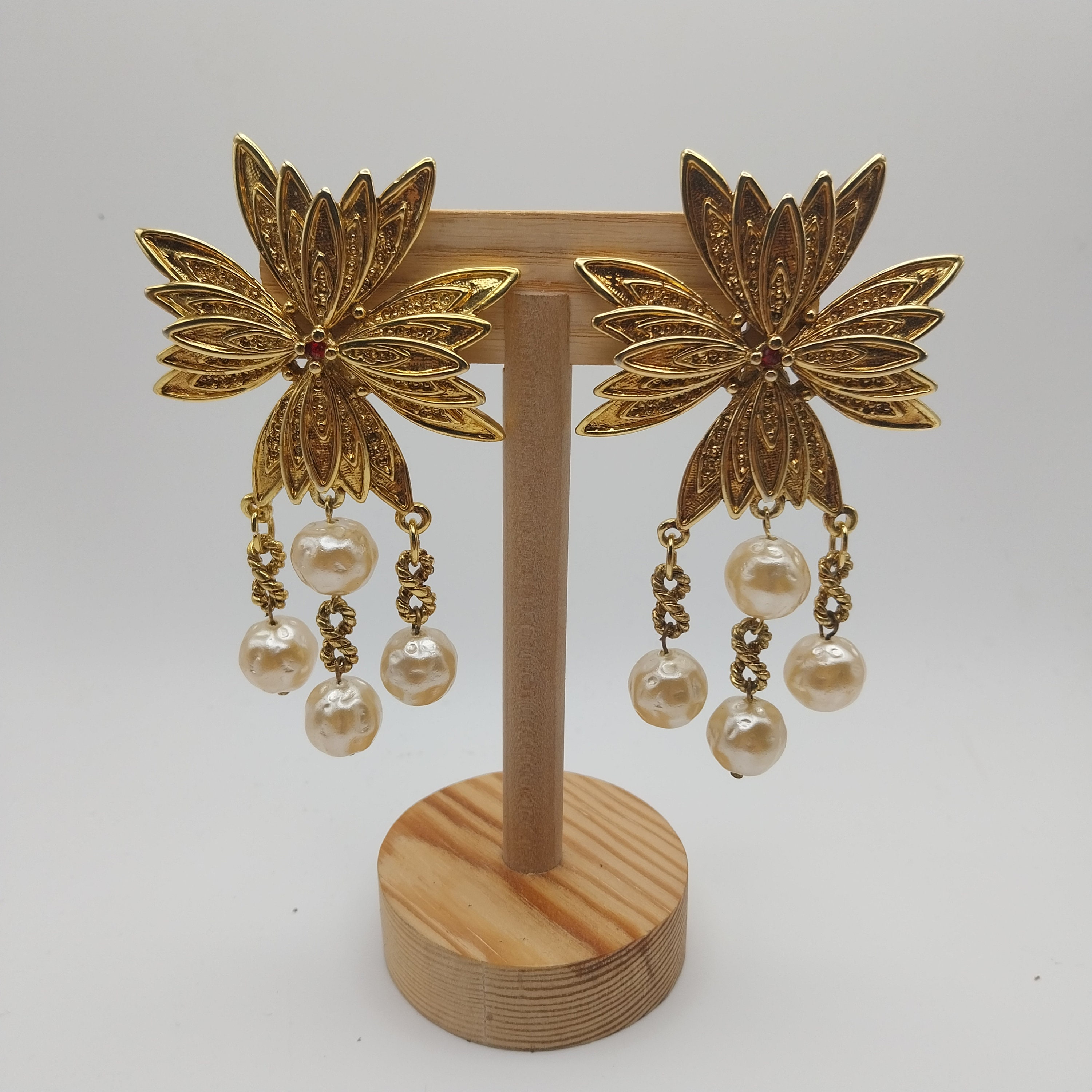 Louis Vuitton Upcycled Clip-on Earrings Gold - $65 - From Katheline