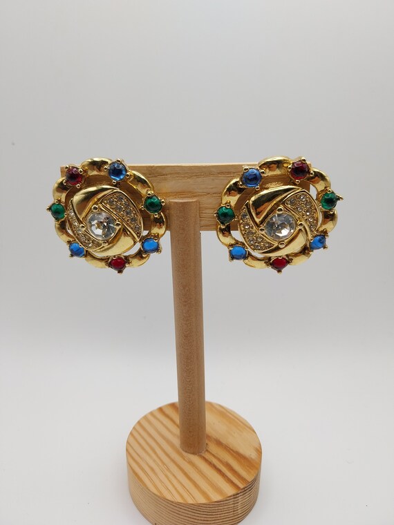 Pendiente Labret Chapado En Oro Con Diseño De Marquesa De Esmeraldas Azules Y Barras De 6mm Y 8mm De Titanio De With Bling