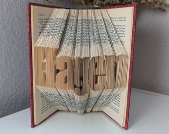 Custom Book Folding Art