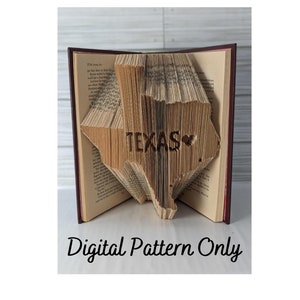 Digital Download of &quot;Texas&quot; Book Folding Pattern